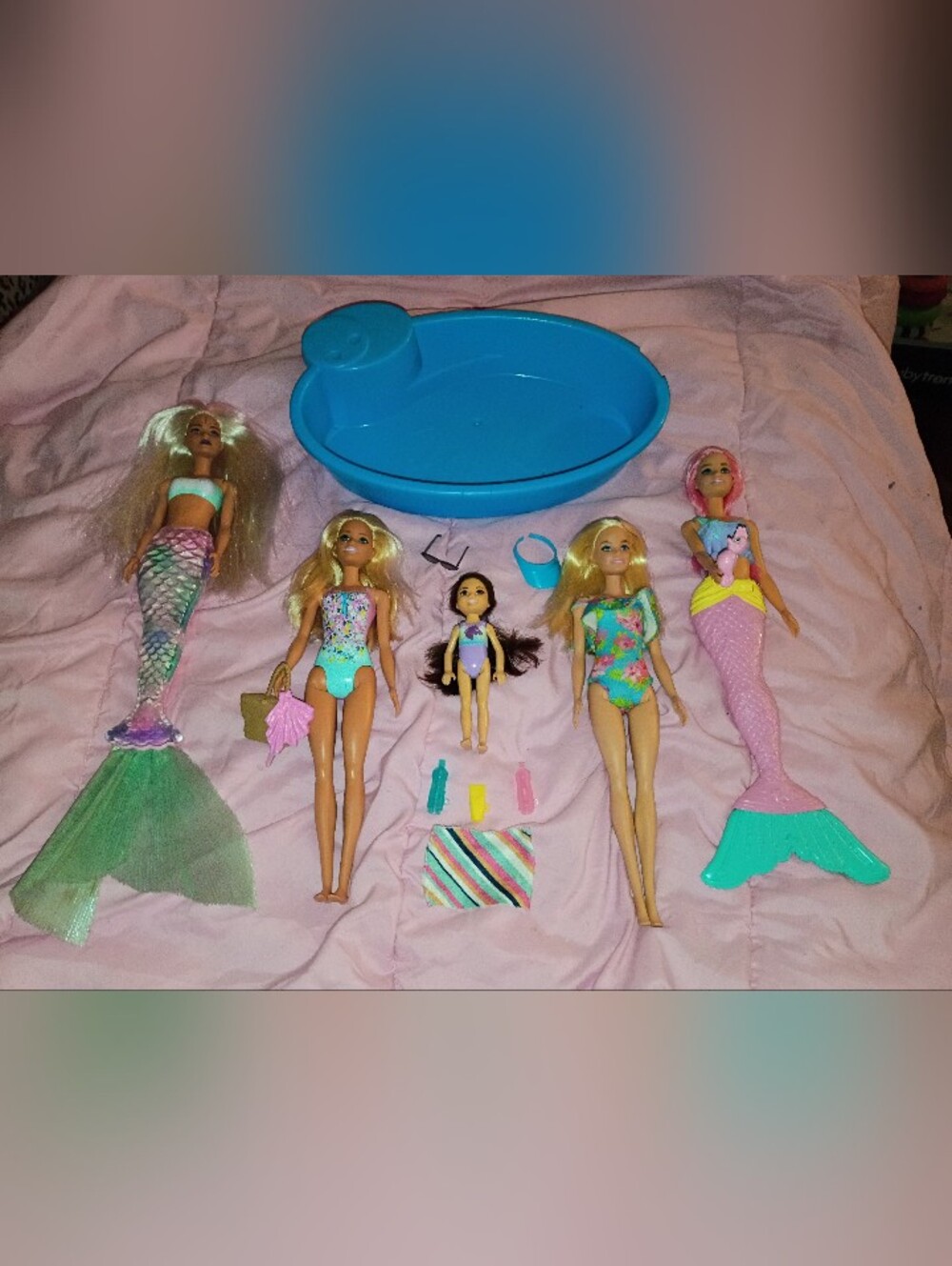 Mermaid & Beach Barbie Pool Playset